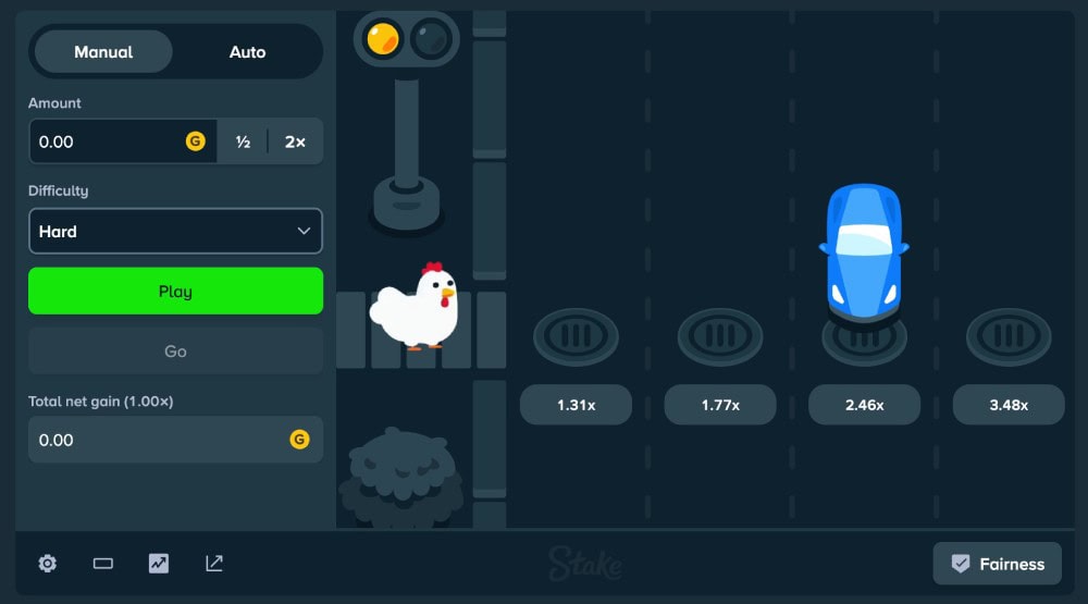 jogabilidade do stake chicken